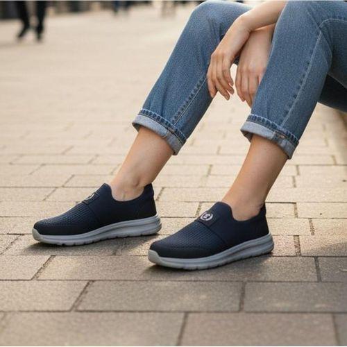 Black Sea 527 Lacivert-Gri Bağacaksız Hafif Fuspetli Ortapedik Spor Ayakkabı