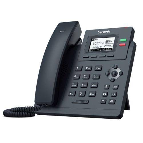 YEALINK SIP-T31P, Masaüstü, Kablolu IP TELEFON, Siyah, 2.3’’ Siyah Beyaz Ekran, 2xMegabit Ethernet Portu, PoE Destekli