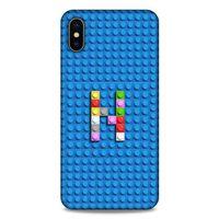 Lopard Apple iPhone XS Max Uyumlu Kılıf BloX (25) Antişok Kapak N Harfi