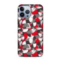 Apple iPhone 13 Pro Max Uyumlu Kılıf Romans (38) Neo Hybrid Kılıf Kırmızı Gri