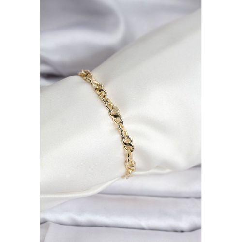 14K Gold Renk Kaplama Zincir Model CM Kadın Bileklik