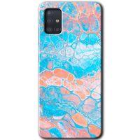 Galaxy A51 Kılıf HD Desen Baskılı Arka Kapak - Bubbles 1 + Kırılmaz Cam