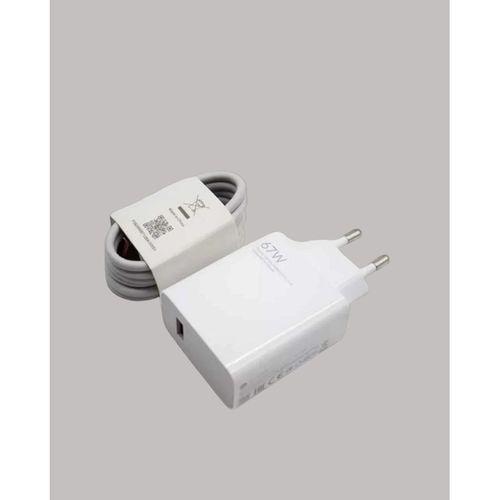 Güvenli Ve Hızlı Şarj İçin 67w Turbo Adaptör Type-c Kablo İle