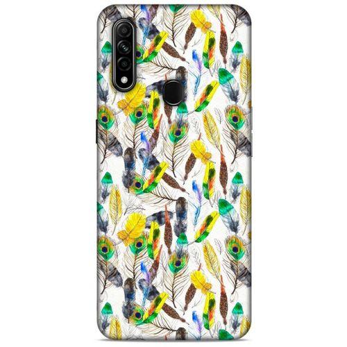 Oppo A31 Kılıf Desenli Özel Seri Tüyler (5) Koruma Kabı