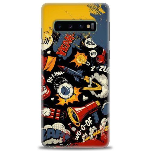 Samsung Galaxy S10 Kılıf HD Baskılı Kılıf - Z Zum! + Tam Ekran Koruyucu