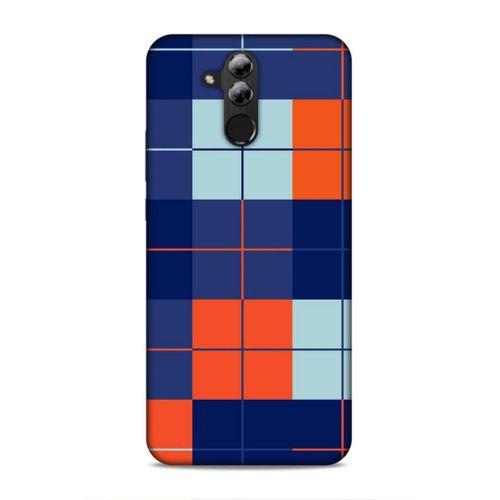 Huawei Mate 20 Lite Uyumlu Kılıf Insomnia (23) Ultra Koruma Kılıfı Kırmızı Lacivert