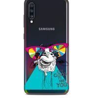 Zoologix (11) Samsung Galaxy A80 Şeffaf Kılıf Silikon Desenli