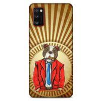 Samsung Galaxy A41 Kılıf Köpek Kıyafetleri (7) Telefon Kılıfı Pitbull Terrier Ceket