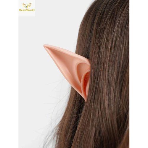 Yumuşak Malzemeden İmal Lateks Elf Kulağı 1 Çift 10x5 cm