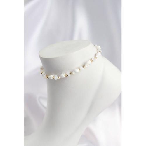 Doğal Deniz Kabuğu Model ve Kristal Taş Model Halhal