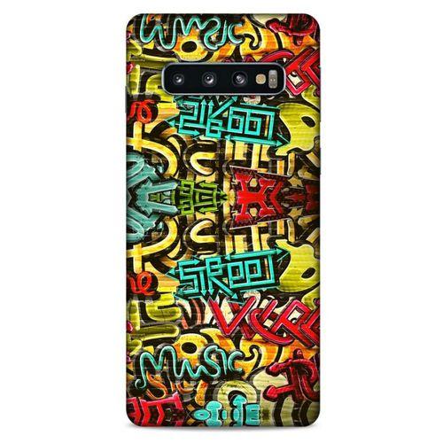 Graffitix (26) Desenli Silikon Kapak Samsung Galaxy S10 Kılıf