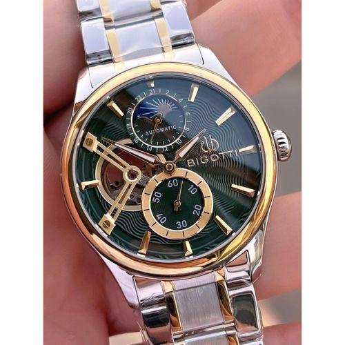 Bigotti Otomatik Ve Kurmalı Çelik Karatma Ve Renk Atma Yapmaz 5 Atm Erkek Kol Saati EBG.10683.4