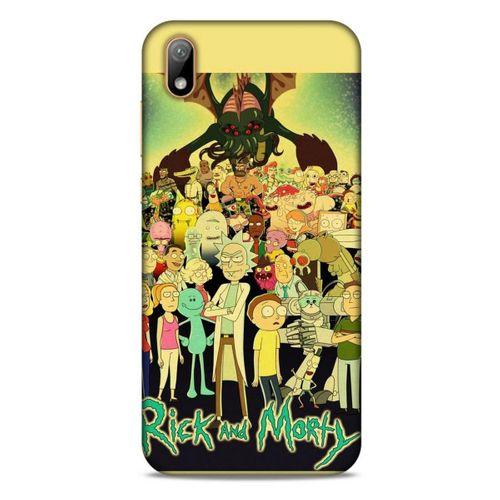 Huawei Y5 2019 Uyumlu Kılıf Rick And Morty (38) Neo Hybrid Kılıf Rick Sanchez