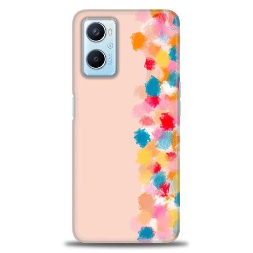 Oppo A96 4G Kılıf HD Baskılı Kılıf - Parça Tuval + Tam Ekran Koruyucu