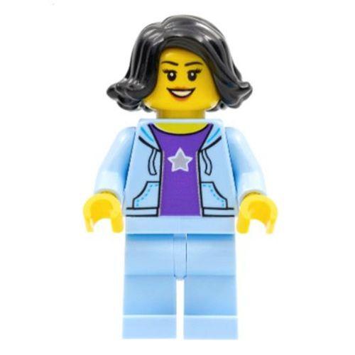 Lego Minifigür Woman, Black Hair hol261