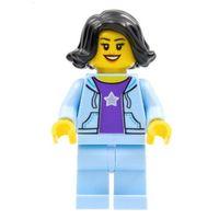 Lego Minifigür Woman, Black Hair hol261
