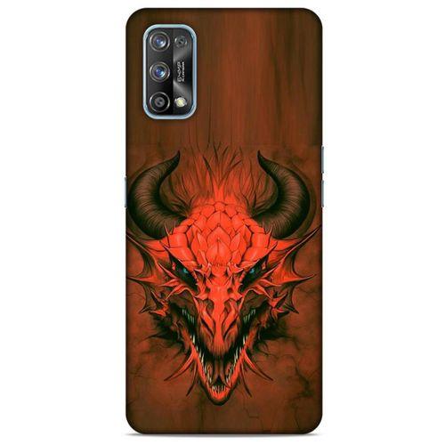 Oppo Realme 7 Pro Kılıf Dragons (14) Lansman Kılıf Kırmızı Boynuzlu Ejderha