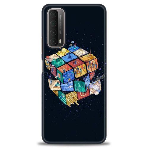 Huawei P Smart 2021 Kılıf HD Baskılı Kılıf - Küplerdeki İnsanlar + Tam Ekran Koruyucu