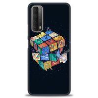 Huawei P Smart 2021 Kılıf HD Baskılı Kılıf - Küplerdeki İnsanlar + Tam Ekran Koruyucu