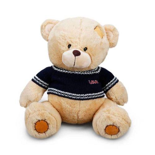 Çocuk Oturan Kazaklı Peluş Ayı 42 cm.