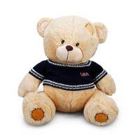 Çocuk Oturan Kazaklı Peluş Ayı 42 cm.