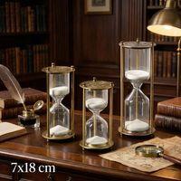 Dekoratif Cam Kum Saati 7x18 Cm