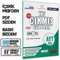 2026 YKS-AYT MEBİ DİN KÜLTÜRÜ ve AHLAK BİLGİSİ ÖSYM Çıkmış Soru Bankası SÖZEL Son 8 Yıl BASKI ÜCRETİ