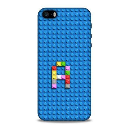 Lopard Apple Iphone 5S Uyumlu Kılıf BloX (11) Tam Koruma A Harfi