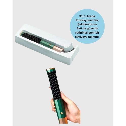 Ayarlanabilir Isı Kontrollü Saç Şekillendirme Seti – Tüm Saç Tipleri İçin Uygun