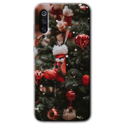 Xiaomi Mi 9 Kılıf Baskılı Kapak - Happy New Year + 5D Tam Kaplayan Cam