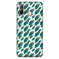 Samsung Galaxy A60 Kılıf Desenli Özel Seri Tüyler (50) Shockproof Kılıf