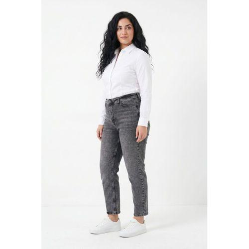 Kadın Yüksek Bel Mom Fit Jean Pantolon BGL-ST05450