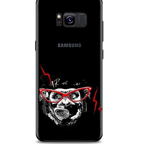Zoologix (17) Samsung Galaxy S8 Şeffaf Kılıf Silikon Desenli