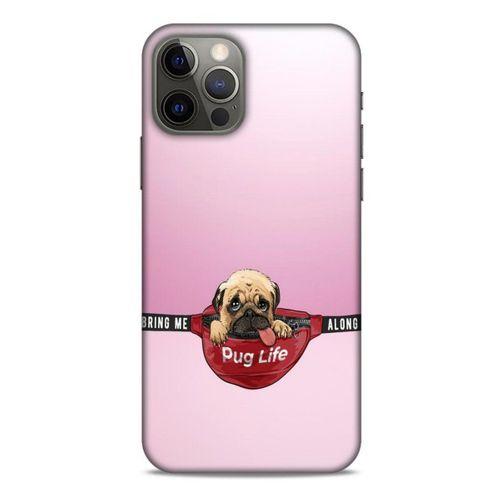 Apple iPhone 12 Pro Kılıf Köpek Kıyafetleri (5) Koruma Kabı Yavru Pug Çanta