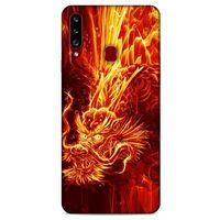Samsung Galaxy A20s Kılıf Dragons (12) Koruyucu Silikon Ateş Ejderhası