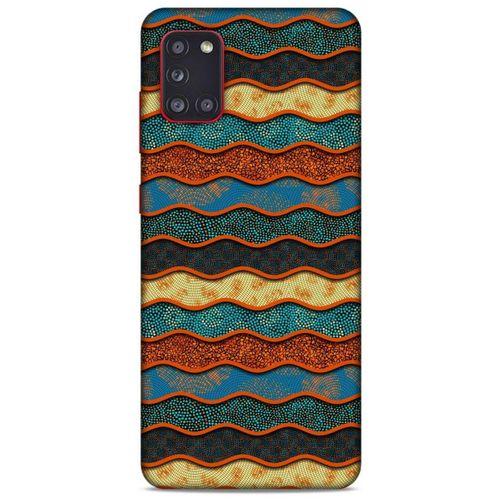 Samsung Galaxy A31 Kılıf Baskılı Özel Seri Taşlı (36) Glitter Kılıf