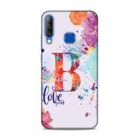 Casper Via F3 Kılıf Harfler B Arka Kapak Silikon Koruma Full Koruyucu