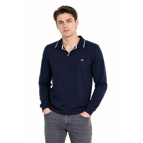 Erkek Mevsimlik Spor Polo V Yaka Sweatshırt BGL-ST05469