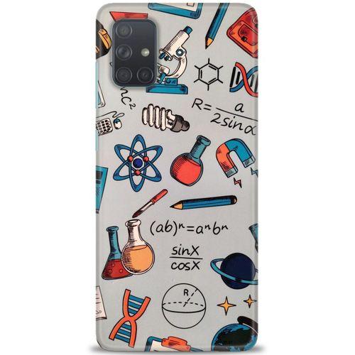 Samsung Galaxy A71 Kılıf HD Baskılı Kılıf - Formüller + Tam Ekran Koruyucu