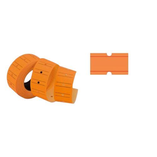 TANEX (12 * 21 mm) ÇİZGİLİ FLO TURUNCU FİYAT ETİKETİ (Ruloda 800 Etiket)