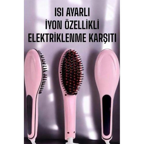 Saç Düzleştirici Tarak Isı Ayarlı Yıpranma Önleyici Düzleştirici Fön Tarak