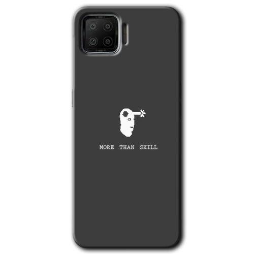 MRCİLETİSİM Oppo A73 Kılıf Baskılı Kapak - Headshot + 5D Tam Kaplayan Cam