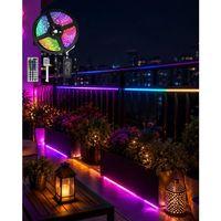 Led Strip Rgb 5 Metre Çok Renkli Kumandalı Şerit Led Işık Seti