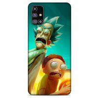 Samsung Galaxy M31s Uyumlu Kılıf Rick And Morty (24) Darbe Emici Kılıf Frank Palicky