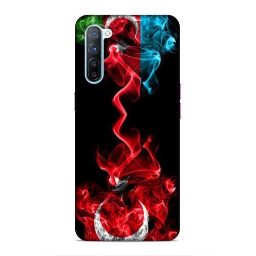 Oppo Reno 3 Uyumlu Kılıf Azarbaijan (12) Koruyucu Silikon Azerbaycan Türk Bayrakları