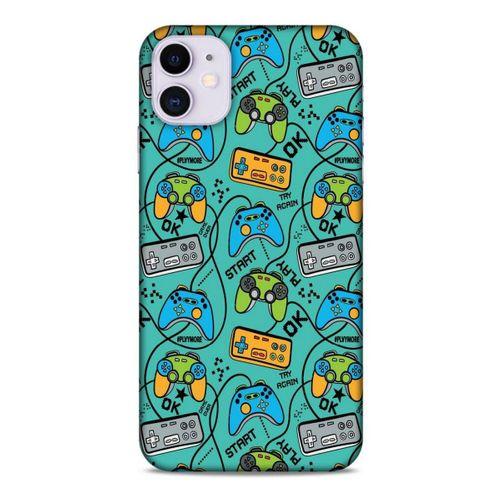 Retro (4) Desen Koruma Kılıfı Renkli Apple Iphone 11 Kılıf