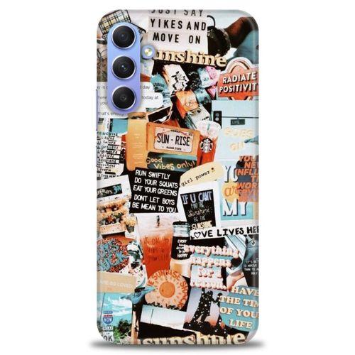 Samsung Galaxy A24 Kılıf HD Baskılı Kılıf - Sun Rise + Tam Ekran Koruyucu