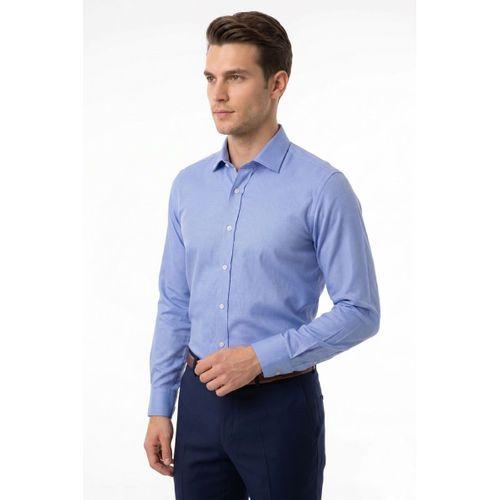 Erkek Slim Fitt Armürlü Uzun Kol Gömlek 2413 BGL-ST05504