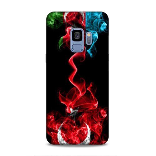 Samsung Galaxy S9 Uyumlu Kılıf Azarbaijan (12) Koruyucu Silikon Azerbaycan Türk Bayrakları