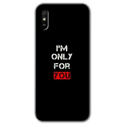 MRCİLETİSİM Xiaomi Redmi 9A Kılıf HD Desen Baskılı Arka Kapak+Temperli Cam - For You